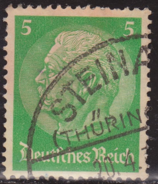 Alemania 1933 Scott 418 Sello º 85 Cumpleaños de Von Hindenburg 6 Deutsches Reich Allemagne Duitsland Germania Germany Alemagne Deutschland